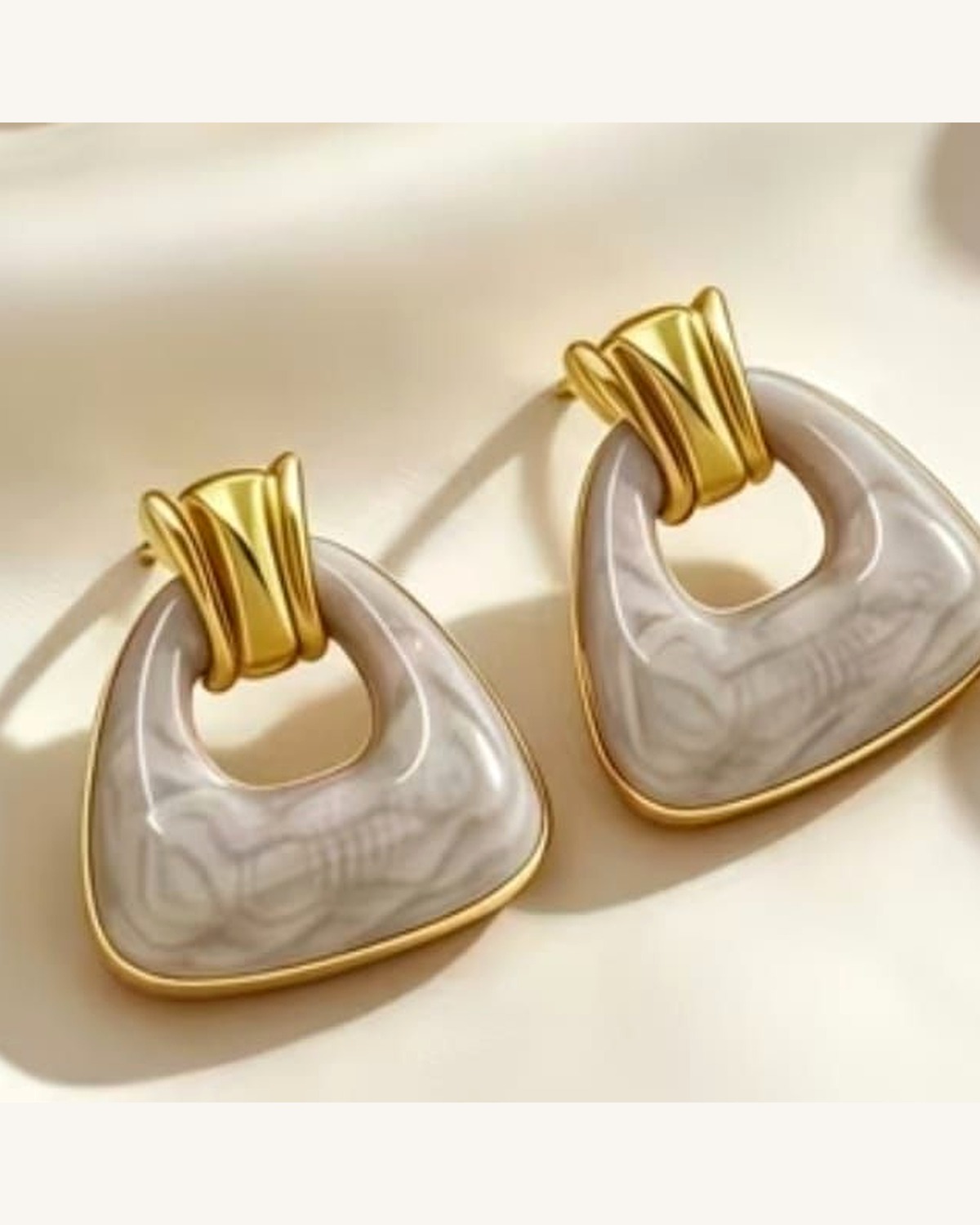 Aretes Trapecio Mármol