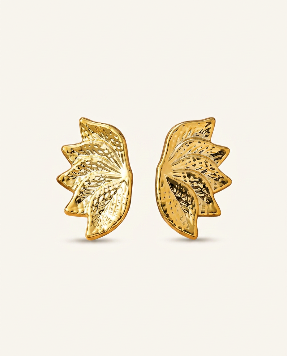 Aretes Mariposa Dorada
